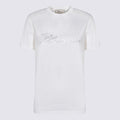 Blumarine T-Shirts And Polos Natural White/crysta _co