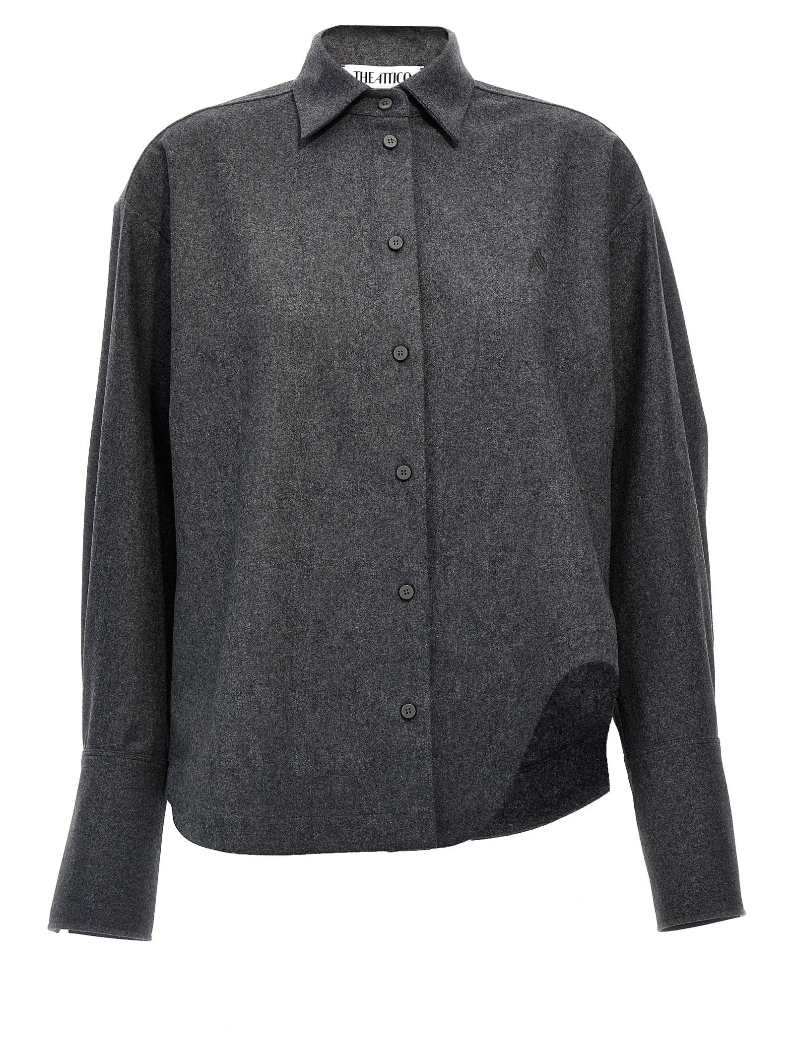 The Attico Shirt — Charcoal