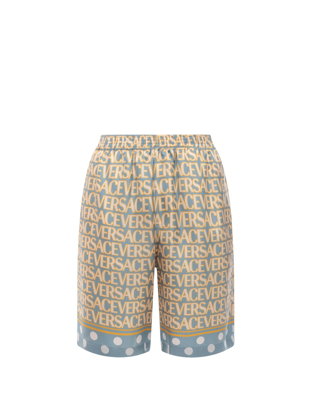 Versace Shorts Blue Seta