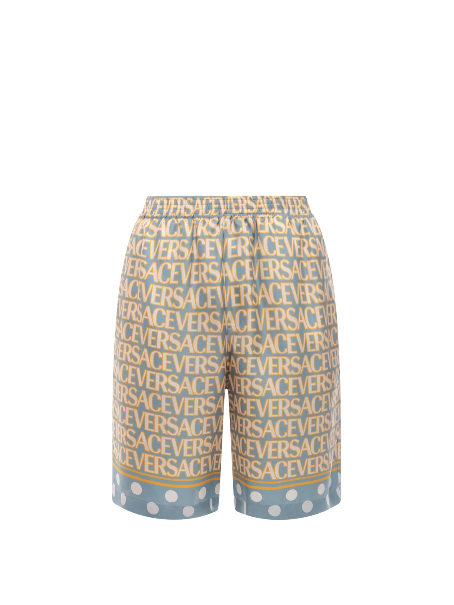 Versace Shorts Blue Seta