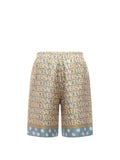 Versace Shorts Blue Seta