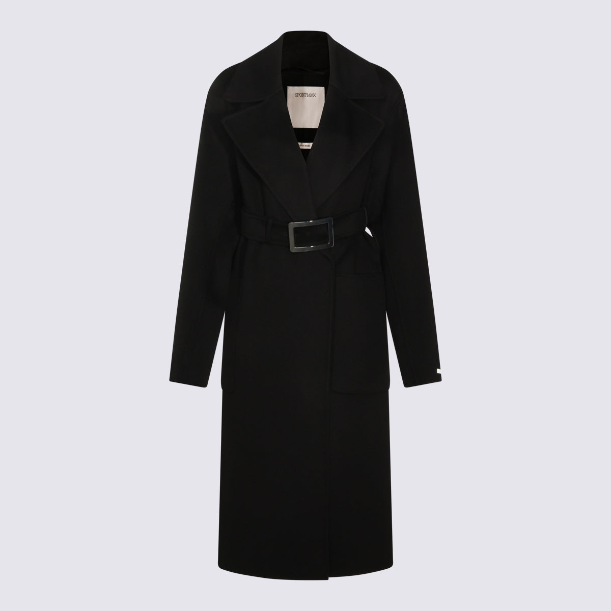 SportMax Coats Black _wv