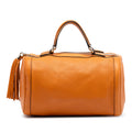 Medium Pebbled Calfskin Soho Boston Bag