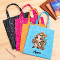 Personalizado Cheerleading Chica Mármol Textura Bolsa de lona con nombre de gran capacidad Commuter Accesorio Día del Juego Regalo de cumpleaños para las mujeres
