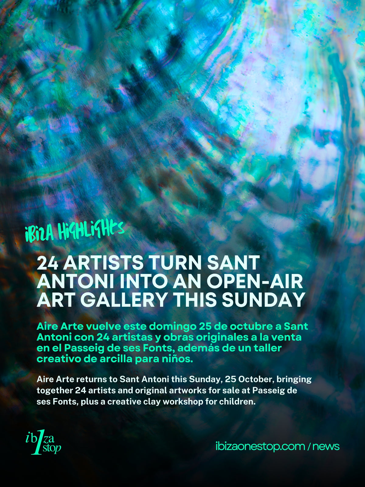 24 Artists Turn Sant Antoni into an Open-Air Art Gallery This Sunday