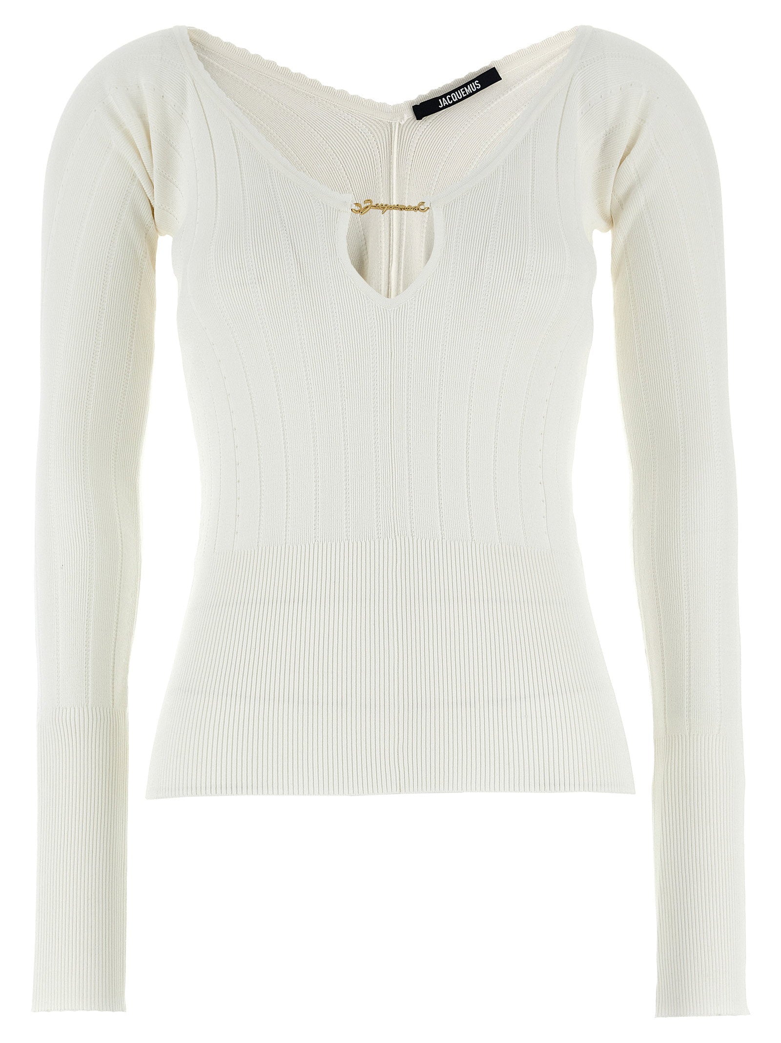 Jacquemus Le Haut Pralù Blouse — Cream