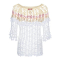 Vanilla Multicolor Handmade Crochet Top