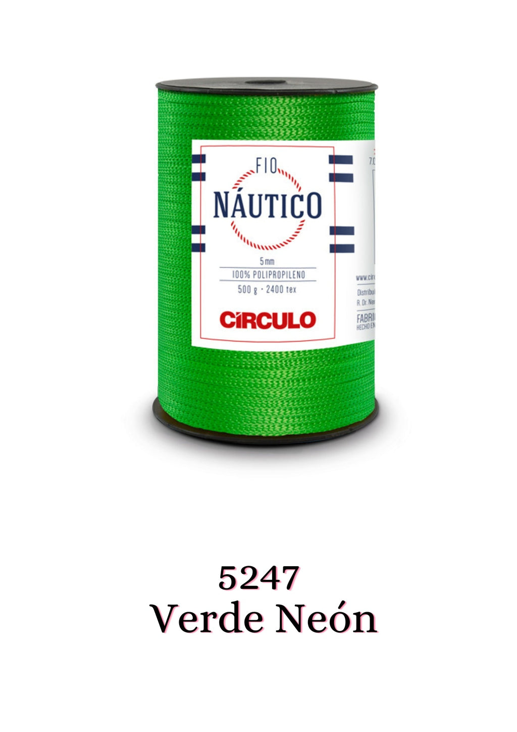 FIO NAUTICO 5mm CIRCULO 500 grs.