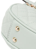 Guess Quilted Polyurethane Crossbody Bag — Green