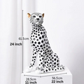 ArtZ® Nordic Leopard Sculpture - White