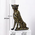 ArtZ® Nordic Leopard Sculpture - Black