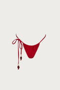 Stone Beaded String Bottom (Red)