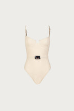 Hammer Stone One Piece (Faux Suede Cream)