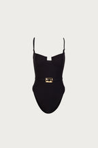 Hammer Stone One Piece (Faux Suede Black)