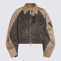 Sacai Jackets Khaki/beige _ny