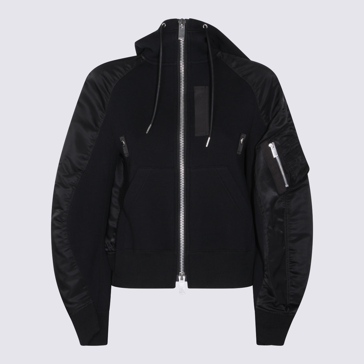 Sacai Sweaters Black _co Pl