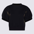 Sacai Sweaters Navy/khaki _co Pl