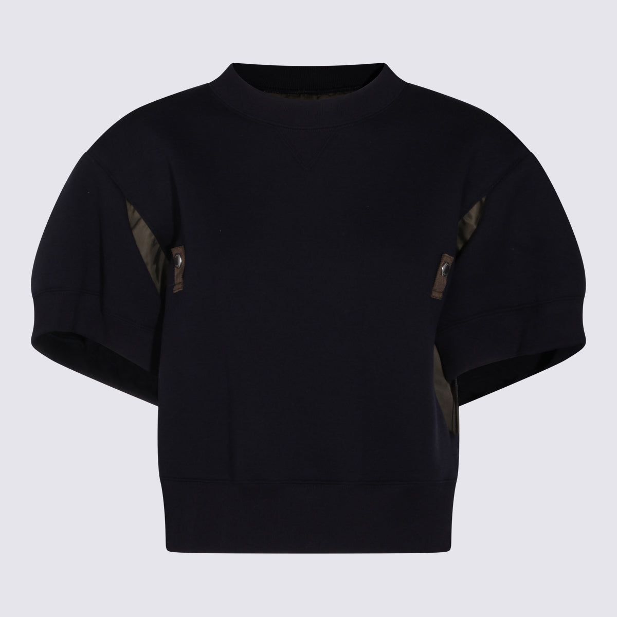 Sacai Sweaters Navy/khaki _co Pl