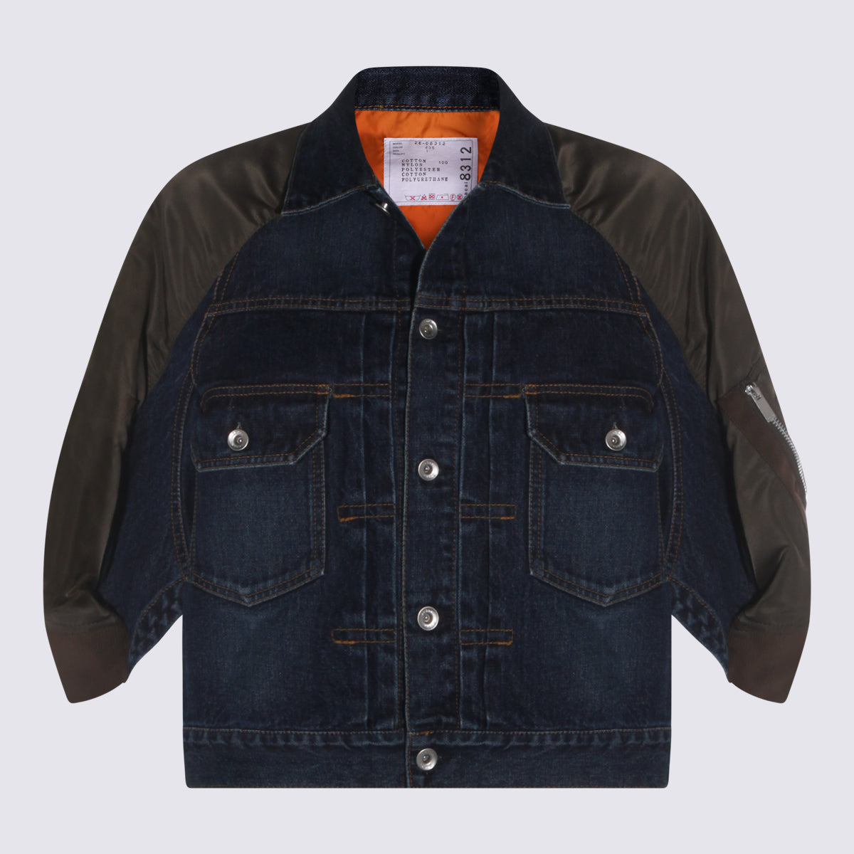 Sacai Jackets Blue/khaki _co