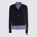 Sacai Sweaters Navy/blue _co