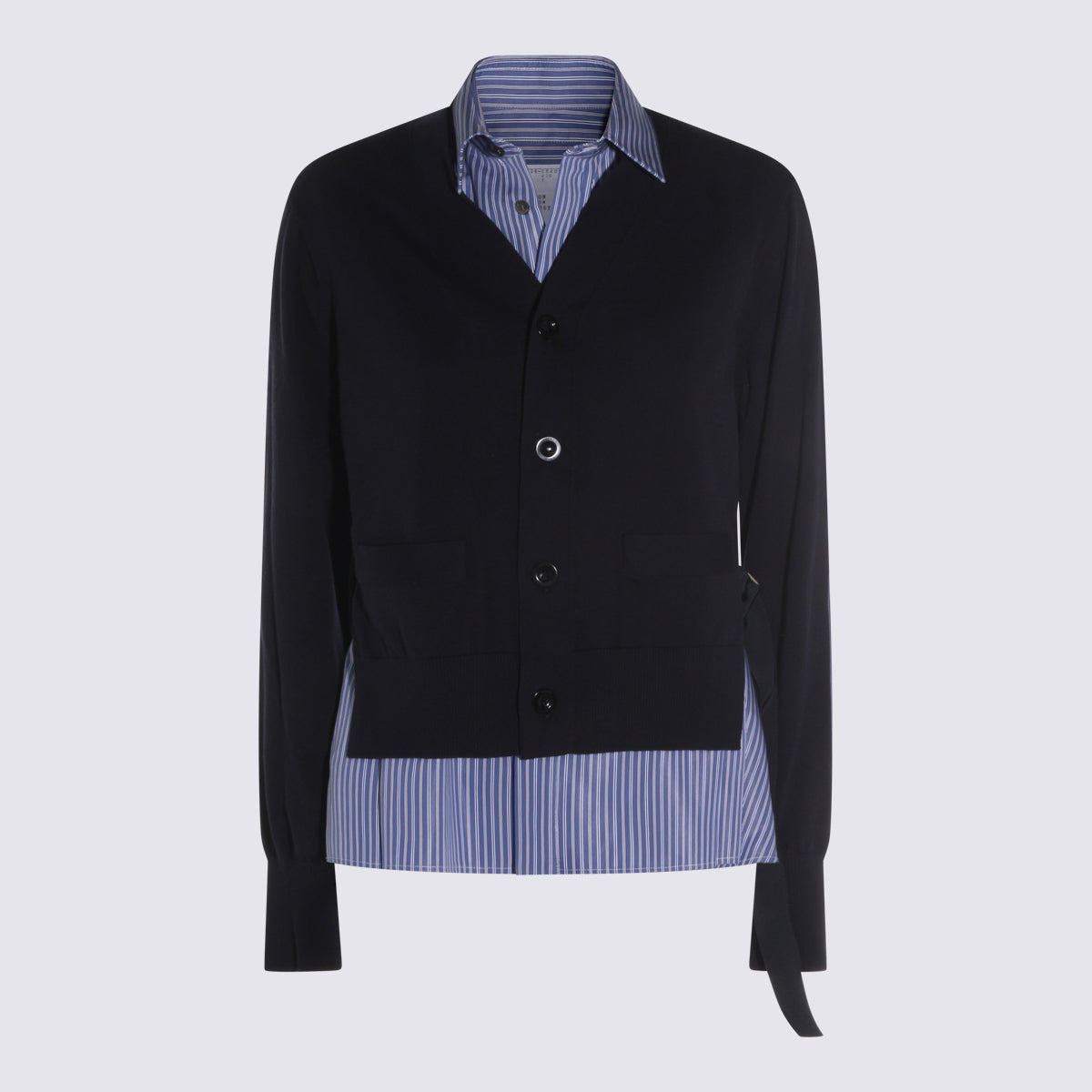 Sacai Sweaters Navy/blue _co