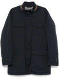 Kiton Padded Coat — Navy