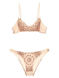 The Attico Estate Meravigliosa Bikini — Cream