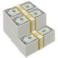 $250,000 BLANK FILLER 1990 Series Stacks By Prop Money Inc.