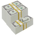 $250,000 Full Print 1990 Series Stacks By Prop Money Inc.
