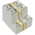 $250,000 Full Print 2000 Series Stacks By Prop Money Inc.