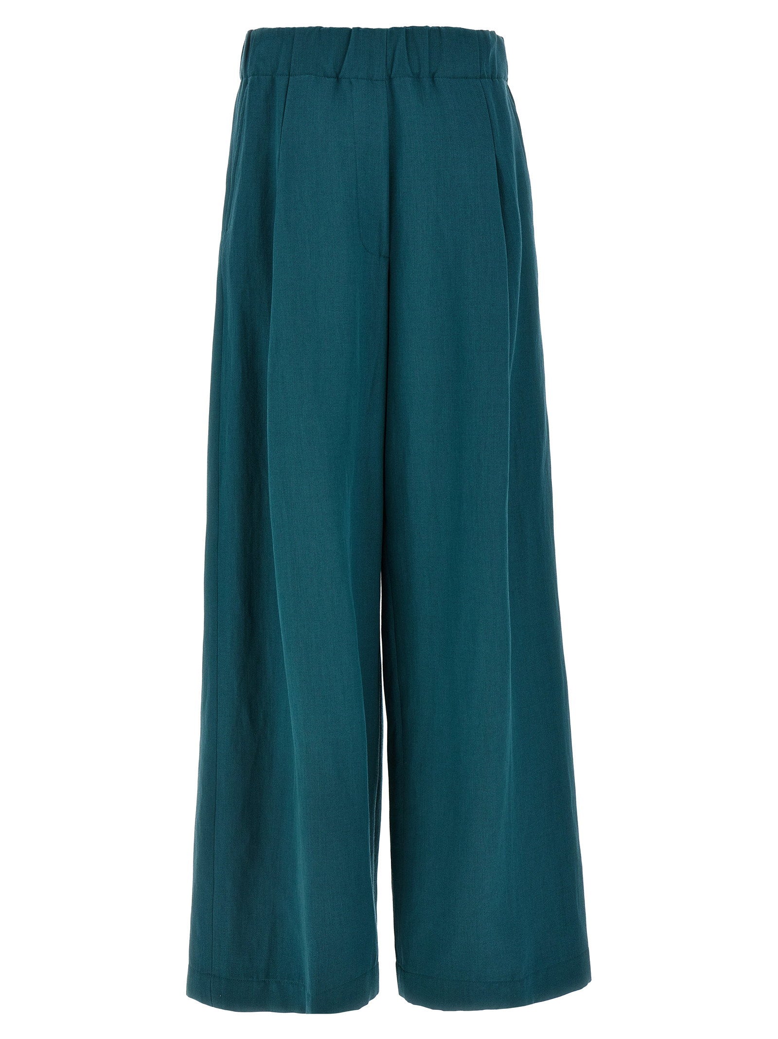 Dries Van Noten Pila Trousers — Teal