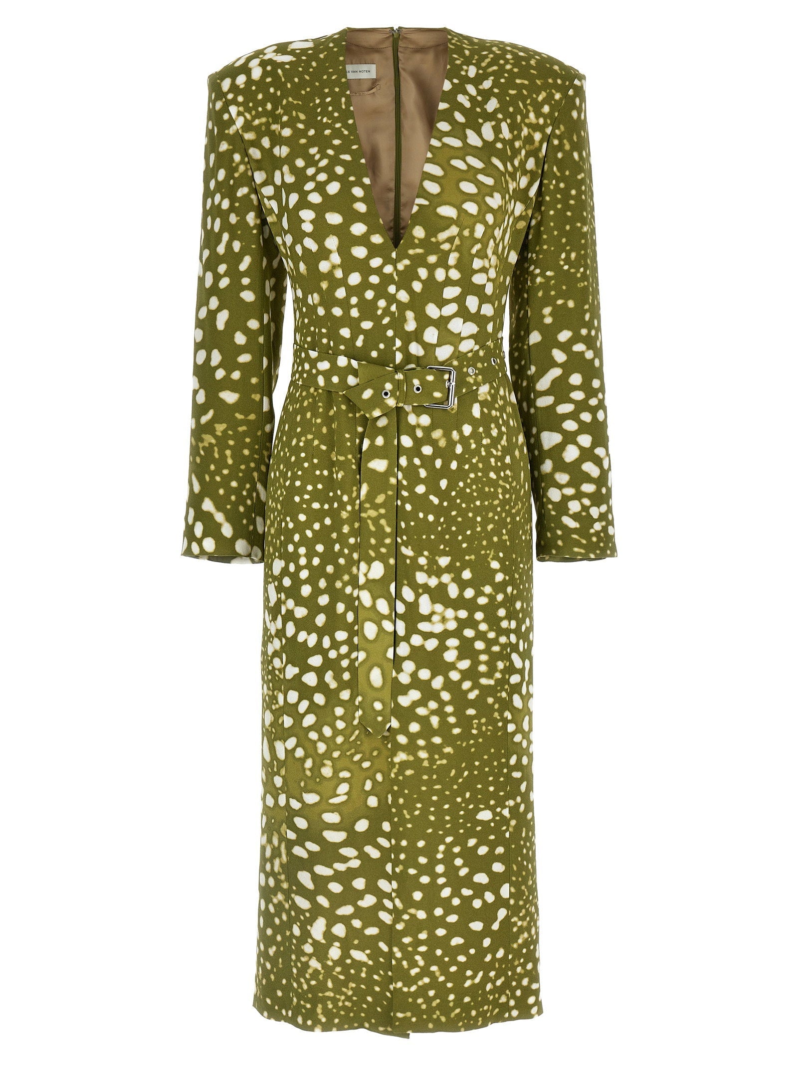 Dries Van Noten Dohana Dress — Olive