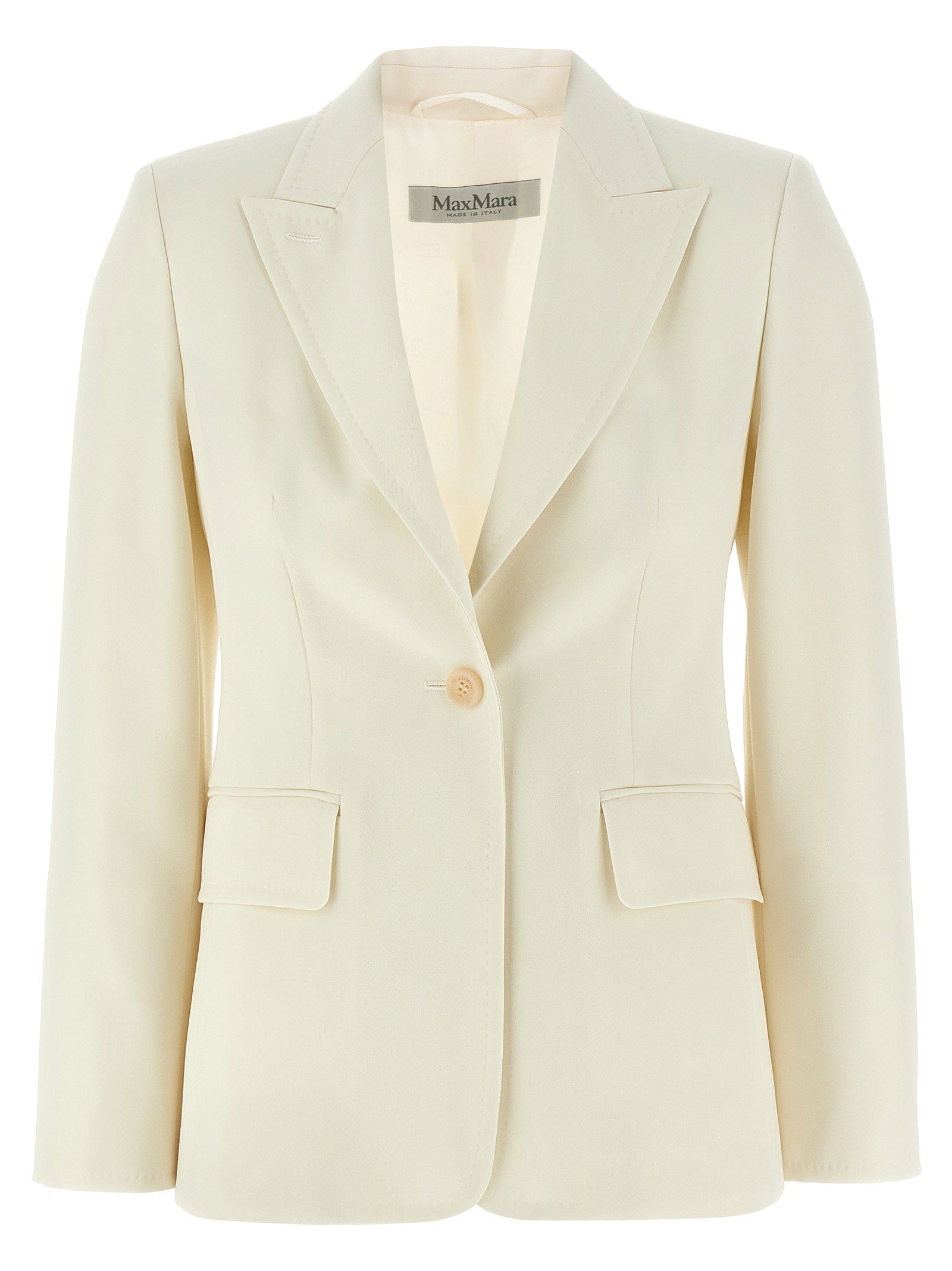Max Mara Palchi Blazer — Cream