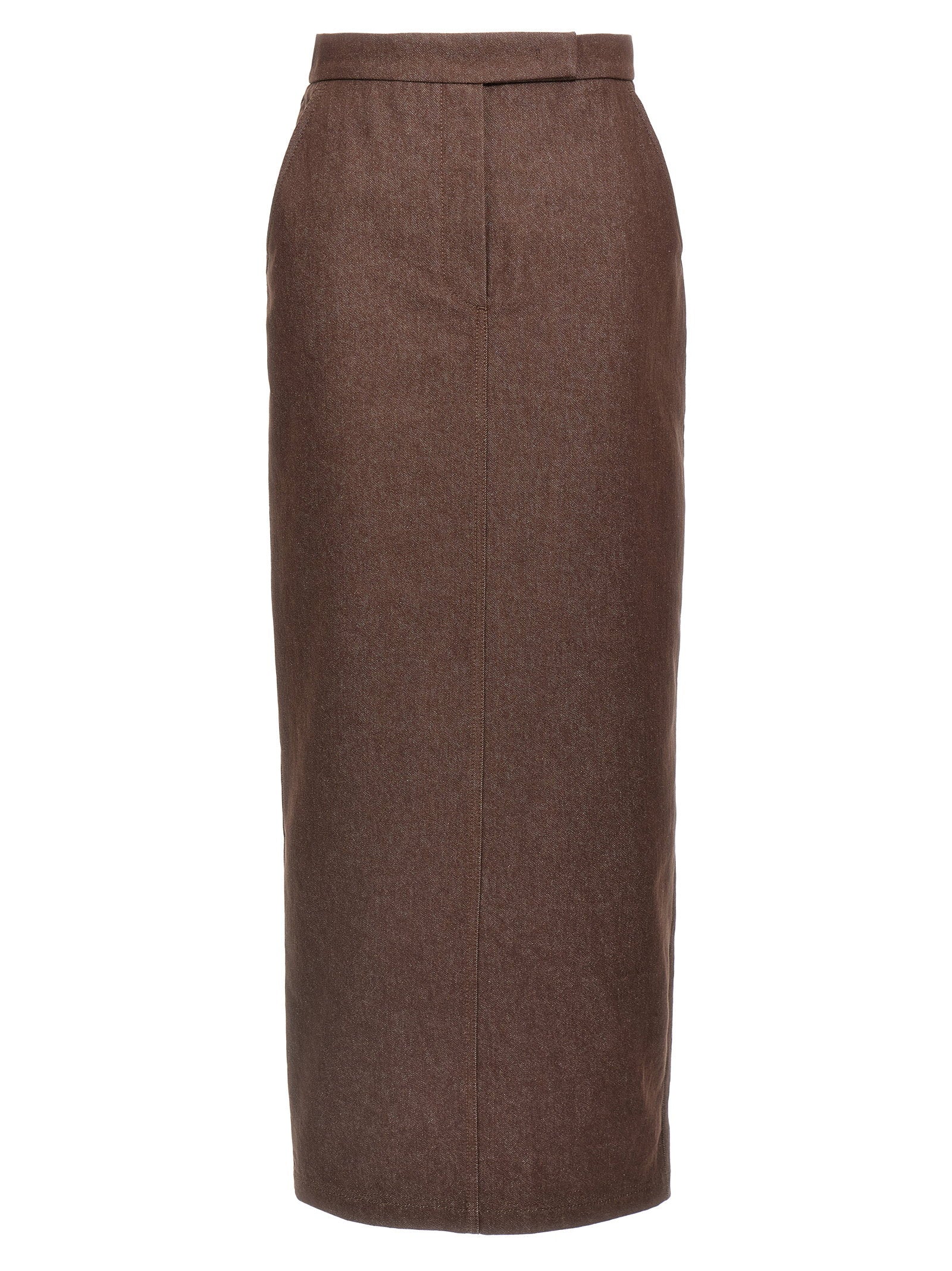 Max Mara Pianosa Skirt — Brown