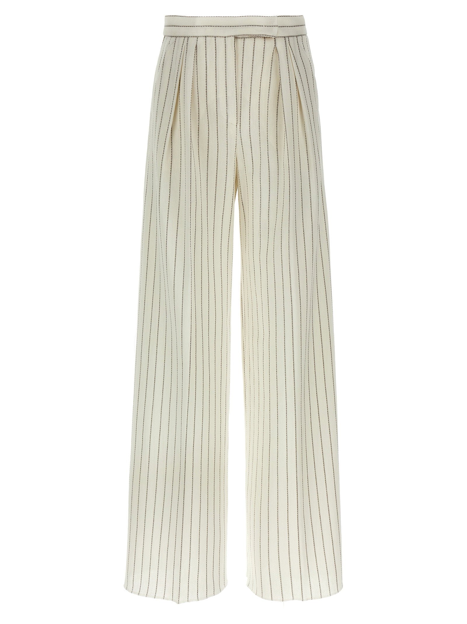 Max Mara Clarion Trousers — Cream