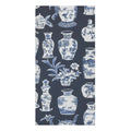Classic Blue and White Porcelain Bath Towel