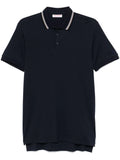 Orlebar Brown Dominic Ribbon Tippi Polo Shirt — Black