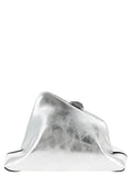 The Attico Day Off Clutch — Silver