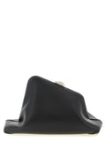 The Attico Day Off Small Clutch — Black