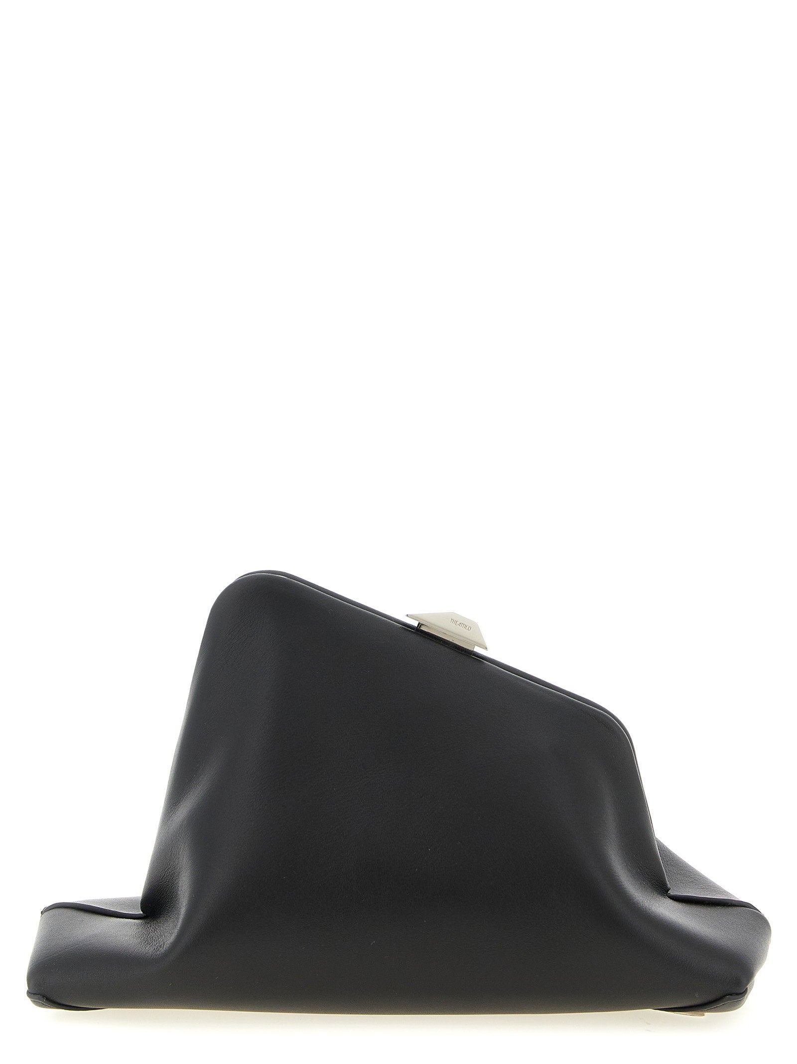 The Attico Day Off Small Clutch — Black