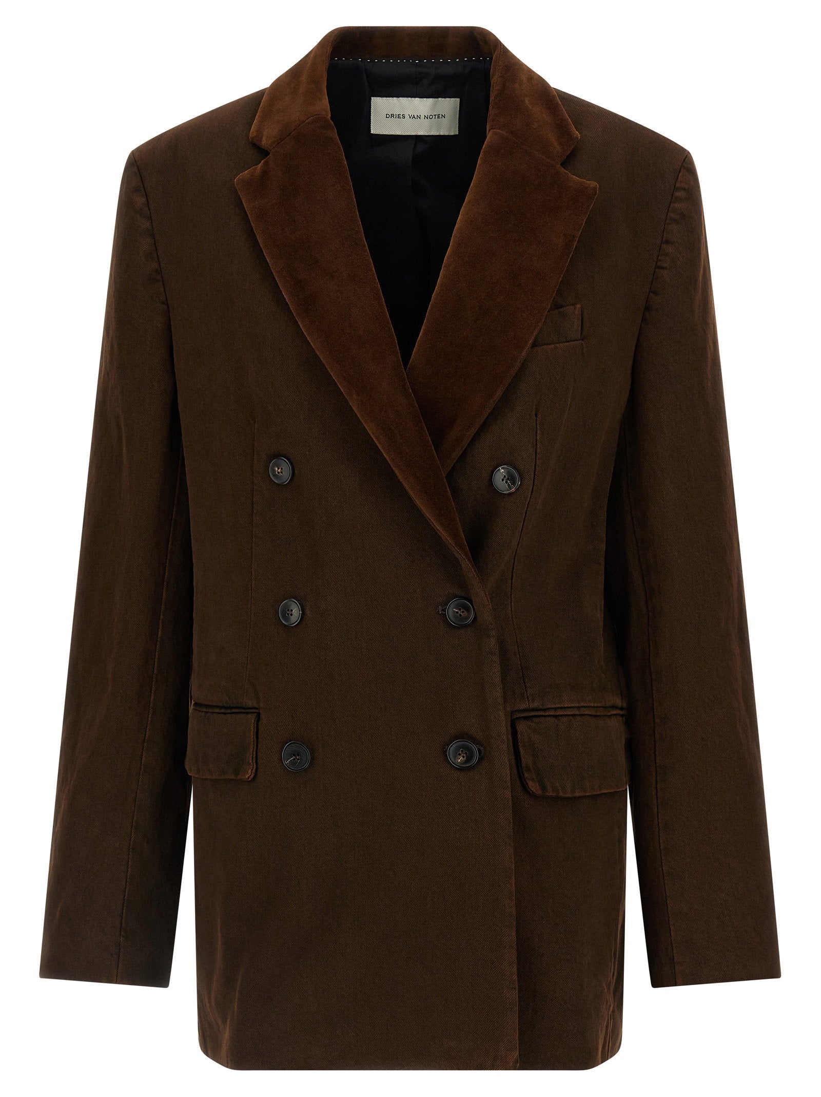 Dries Van Noten Befya Blazer — Brown