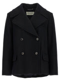 Dries Van Noten Vafel Coat — Black