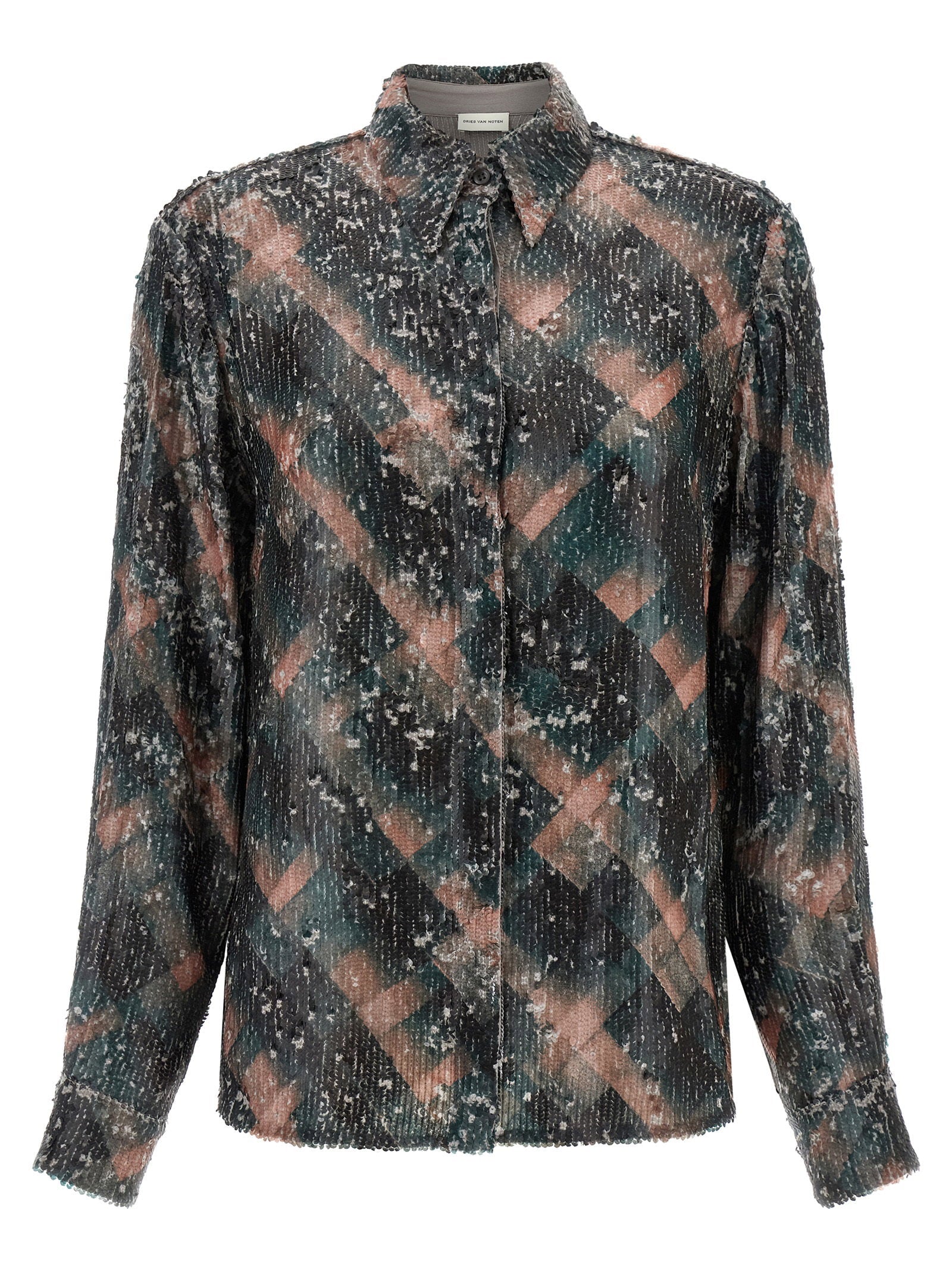 Dries Van Noten Chowy Shirt — Charcoal