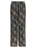 Dries Van Noten Sequin-Embellished Trousers — Charcoal