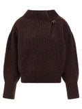 Dries Van Noten Teubina Sweater — Burgundy
