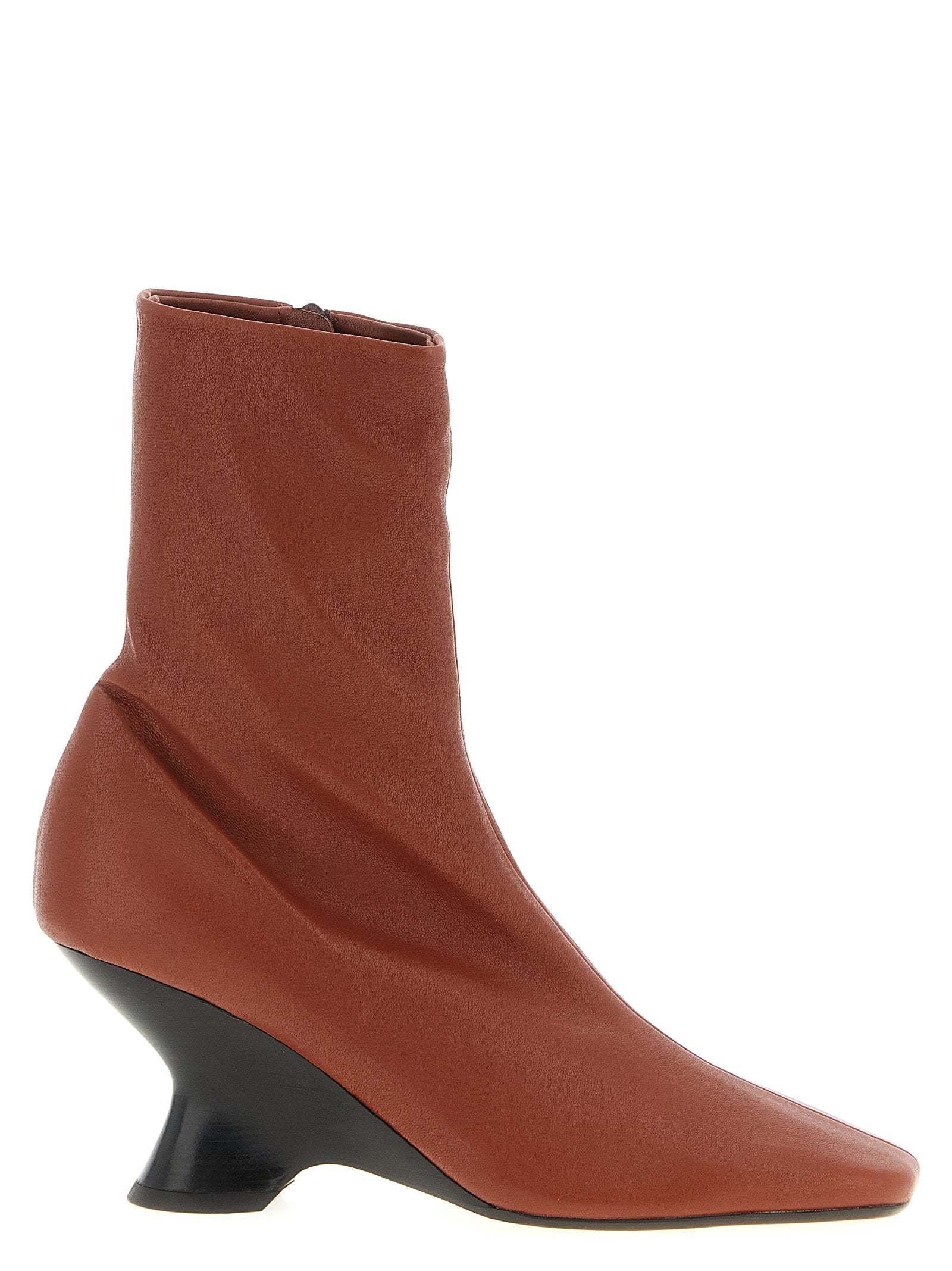 Dries Van Noten Ankle Boot — Terracotta