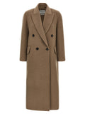Max Mara Pure Cashmere Double-Breasted Coat — Camel