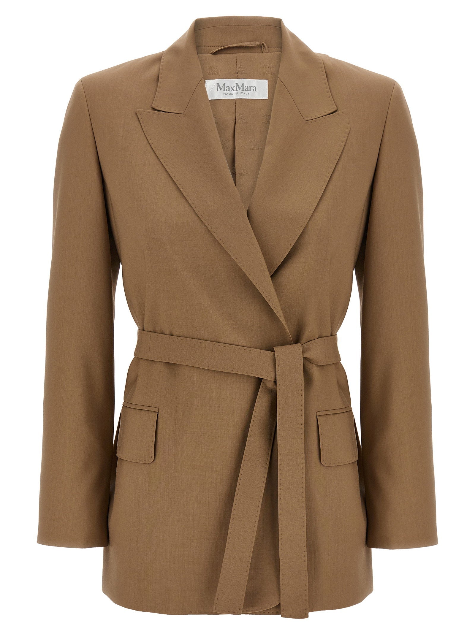 Max Mara Talento Blazer — Camel