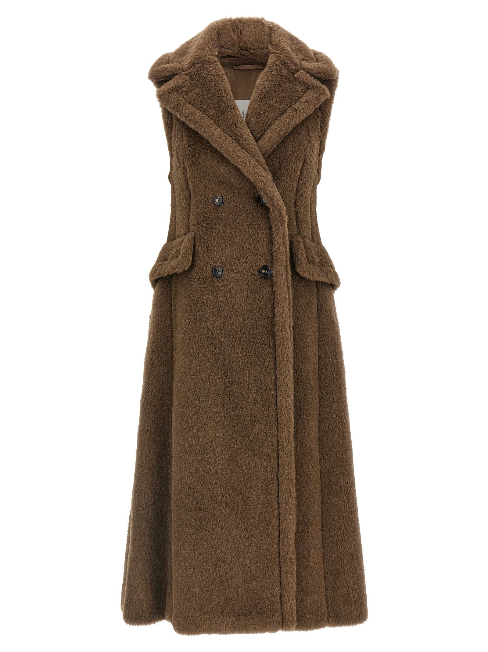 Max Mara Alpaca and Wool Teddy Coat — Camel