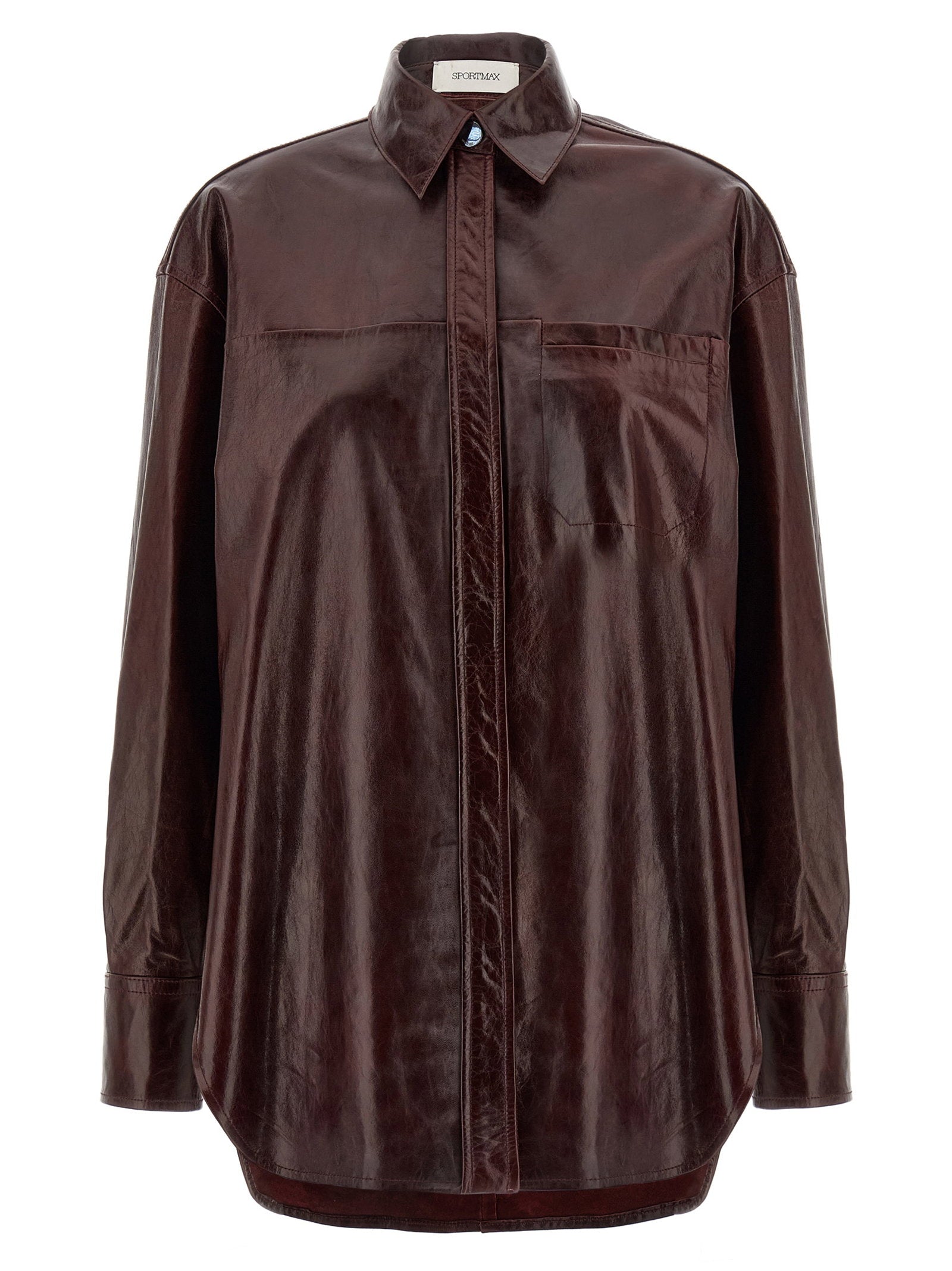 Sportmax Borel Shirt — Brown